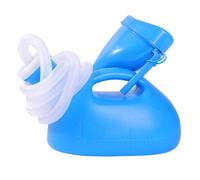 FAMJOALE Urinoir portable 2000 ml pour homme, urinoir anti-éclaboussures pour personnes âgées, grandes bouteilles d'urine épaisses de 150 cm avec long tube (bleu)