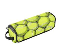 famyily Sac de voyage pour outils de cheveux et tapis résistant à la chaleur, étui de transport portable pour fer à lisser, fer à friser, sèche-cheveux, motif tennis de dessin animé