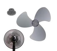 Fan Blades Replacement - Hélice À 3 Pales De Rechange | Volets De Ventilateur 16 Pouces 400mm Avec Écrous À Chapeau | Adapté Pour Appareils De Table Sol Et Mural, Pièces Électriques Universelles, Feui