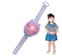 Fan De Montre - Fan De Montre De Dessin Animé Créatif | Outil De Refroidissement De Refroidisseur D'air Mains Libres Élégant Et Personnel | Ventilateur Portable Rechargeable Par USB Pour Garço