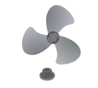 Fan Leaves - 40cm Electric Universal Parts with Nut Cover | Pedestal Fans Attachments PP Replacement Blades Durable Balanced Airflow for Indoor Outdoor Home Office Desk Kitchen Garage Workshop