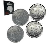 Fanattik Resident Evil - Lot de 4 Dessous-de-Verre Police & Logo