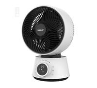 Fanelite Circulateur d’air 360° - 20 cm - Moteur DC silencieux - 32 vitesses - Télécommande - Minuterie ON/OFF - Oscillation 360°/90° - Diffuseur d’arôme - DF-EF0850HK1