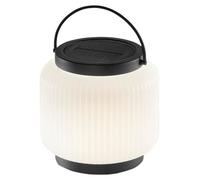 FANEUROPE Lampe LED solaire rechargeable Robin (noire), 1,2 W, 3000 K, intensité variable, IP54
