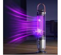 FanFuGuo® Lampe Anti Moucherons Anti Moustique Mouche Rechargeable, Lampe UV et veilleuse 2 en 1 avec capteur crépusculaire,