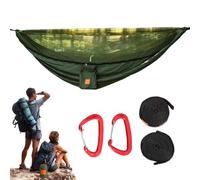 Fangfhai Hamac de Camping | Hamac De Camping avec Moustiquaire - Équipement Relaxation Installation Rapide Protection Insectes pour Plage Jardin Randonnée Sac à Dos