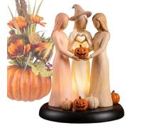 Fangssiy Figurines De Sœurs Halloween Art Abstrait Effrayant