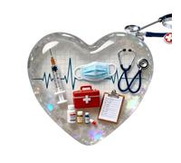 Fangssiy Pochette Infirmière | Souvenir en Acrylique 2D Motivant | Cartes Cadeaux Inspirantes | pour Étudiants en Soins Infirmiers, Personnel Hospitalier, Aidants, Anniversaire, Noël et