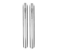 Fangxuee Ramasse-Miettes pour Table, Balayette à Miettes en Acier de Haute Qualité, Grattoir à Miettes, Collecteur de Miettes de Table, Argent, Lot de 2 Pièces.