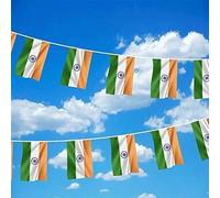 Fanions en plastique Drapeau Inde - 3 m