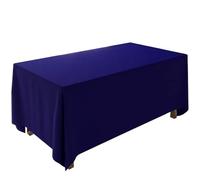 FANIVIN Velours Nappe Hôtels Restaurants Décoration de Tables Conférence Noël Mariage Fête Nappes Bleu Royal 200 * 250cm