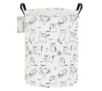 FANKANG Panier à linge Bacs de rangement Panier de crèche Toile Pliable Grands paniers de rangement pour jouets d'enfants Chambre, Crèche, Maison, Panier cadeau, Bureau, Chambre à coucher, Vêtements