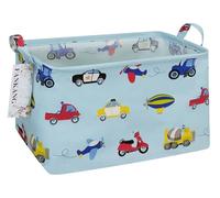 FANKANG Panier de Rangement en Toile Pliable avec revêtement en polyéthylène imperméable, pour Bureau, Chambre, vêtements, Jouets (recyclé)