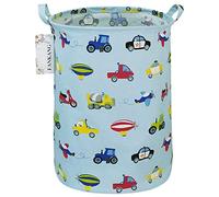 FANKANG Panier de rangement pliable en toile avec revêtement imperméable en polyéthylène pour chambre d'enfant, bureau, chambre à coucher, vêtements, jouets ou fête prénatale (voiture)