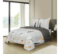 Fanny & Céline Couette Chaude 600 GSM 220x240cm+65x65cmx2 Confortable Douceur extrême EL-2022-037