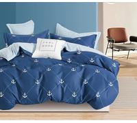 Fanny & Céline Parure 3 Pièces 100% Coton 80 Fils Housse de Couette 240x220cm+65x65cmx2_FC-052