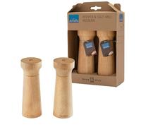 Amefa Moulins à sel et à poivre 15 cm lot de 2 Modern bois
