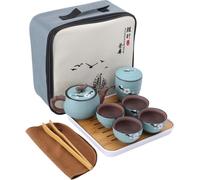 fanquare Set de service à thé japonais Zisha en forme de fleur de cerisier pour adultes