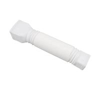 fansheng Extension de Descente de Gouttière, Rallonge Télescopique de Tuyau de Descente de Gouttière en PE à Bonne éLasticité, 20Inch to 59Inch Rain Gutter Drainage Pipe Down Spout Drain (Blanc)