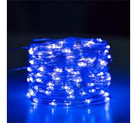 FANSU Guirlande Lumineuse Alimenté par USB, LED Fairy Lights Deco, Guirlande LED Decoration Intérieur et Extérieur Chambre Noël Maison Jardin Fête (Bleu,20m 200 lumières)