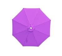 FANSU Toile de Rechange pour Parasol 2,7M/3M Housse de Protection Imperméable, Toile de Parasol Jardin pour 6/8 Baleines, Idéal pour Terrasse et Balcon (4M/8 Côtes,Violet foncé)