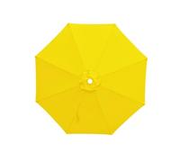 FANSU Toile de Rechange pour Parasol 2,7M/3M Housse de Protection Imperméable, Toile de Parasol Jardin pour 6/8 Baleines, Idéal pour Terrasse et Balcon (3,5M/8 Côtes,Jaune doré)