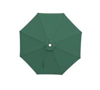 FANSU Toile de Rechange pour Parasol 2,7M/3M Housse de Protection Imperméable, Toile de Parasol Jardin pour 6/8 Baleines, Idéal pour Terrasse et Balcon (3,5M/8 Côtes,Vert foncé)