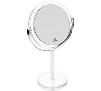 Fantasia Miroir de Maquillage Rond Double Face grossissant Normal et 10 x Ø 16 cm Hauteur 30,5 cm Acrylique Miroir cosmétique
