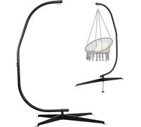 FANTASK Armature de fauteuil suspendu - Charge maximale : 150 kg - Armature en métal - Hauteur : 207 cm - Pour chaise suspendue