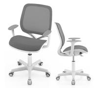 FANTASK : Chaise de bureau ergonomique pour enfants, réglable en hauteur (43-55 cm), rotation à 360°