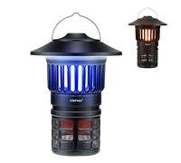 FANTASK Piège à moustiques UV 2 en 1 & Lanterne de Camping LED, Tueur d'insectes électrique avec lumière UV, éclairage LED et Rechargeable par USB, Lampe Anti-moustiques étanche pour Camping, Jardin