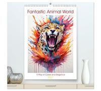 Fantastic Animal World: A Play of Colors and Elegance (High Quality Premium Wall Calendar 2027 DIN A2 portrait),CALVENDO 12 Month Wall Calendar: ... brings the diversity of nature to life.