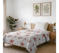 Fantasy Couette d’été imprimé, Rembourrage en Polyester, Starfish, 170x270cm