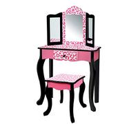 Fantasy Fields Coiffeuse Enfant en Bois Table Maquillage Miroir Tabouret Teamson TD-11670A