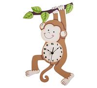 Fantasy Fields Horloge Murale Enfant Sunny Safari Pendule Bois décor Chambre bébé TD-0081AR
