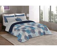 Fantasy T-FA Blu-2P couette d'hiver, Soffioni Blu, Double, Microfibre, 260x240cm