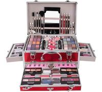 FantasyDay Calendrier de l'Avent 2025 Beauté pour Femmes et Filles, Kit de Maquillage Complet Coffret Xmas Makeup Set avec Ombres Paupière, Rouge à Lèvre, Pinceaux, Correcteur, Mascara, Fard à Joues