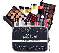 FantasyDay Calendrier de l'Avent 2025 Beauté pour Femmes et Filles, Kit de Maquillage Complet Coffret Xmas Makeup Set avec Ombres Paupière, Rouge à Lèvre, Pinceaux, Correcteur, Mascara, Fard à Joues