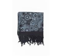 Fantazia - Chèche - Foulard coton Népal - Foulard cheche pareo noir imprime Khalei Taille unique