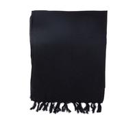 Fantazia - Chèche - Foulard coton Népal - Foulard doux mixte basic noir uni