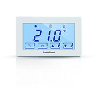 Fantini cosmi - ch120 - thermostat d'ambiance numrique avec cran tactile, affichage lcd positif et rtroclairage blanc - fantini cosmi