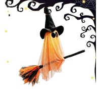 Fantôme Volant d'Halloween DIY Balai Volant Avec Chapeau De Sorcière