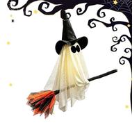 Fantôme volant d'Halloween DIY spectaculaire chapeau et balai volant pour