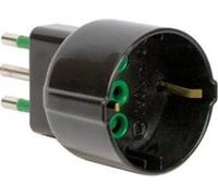 FANTON 82121 Adaptateur de fiche secteur type L (IT) noir