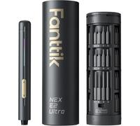 Fanttik E2 Ultra Mini Tournevis Électrique Sans Fil, Max 0,6 Nm, 50 Bits Magnétiques, 5/32'' Hexagonaux, Magasinage Magnétique - Gris