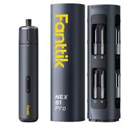Fanttik S1 Pro Tournevis électrique, 16 embouts en acier S2, 3 réglages de couple, Max. 6 N·m, Batterie 2000 mAh, Éclairage LED et porte-embout hexagonal 1/4 po, pour meubles et PC de jeu