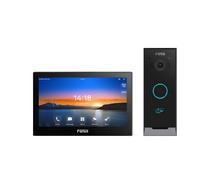 Fanvil VIK-01 Kit d'interphonie vidéo avec image HD et déverrouillage à distance regroupant un poste intérieur SIP, un visiophone et l'application