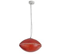 FanXus Moderne Rugby Pendentif Éclairage Dessin Animé Lustre en Verre Rouge Suspension Lumières Suspendues pour Parc D'attractions Salon Garçons Chambre Chambre d'enfants Made in China