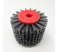 FANZTOOL Brosse Nylon Abrasive 120 grains 120x100 mm, Pour Nettoyage, Dérouillage, Dégrisage et Ébavurage, Compatible Rénovateurs Extérieurs et Satineuses