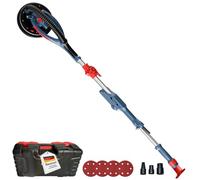 FANZWORK 900 W Ponceuse girafe avec moteur EC sans balais, Ultra-légère | 2300 tr/min (max.), éclairage LED, inclut 12 Disques Abrasifs de 225 mm, Mallette de Transport